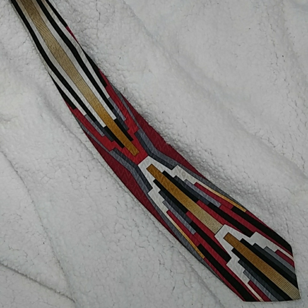 Giorgio Rossini multicolored 100% silk tie
